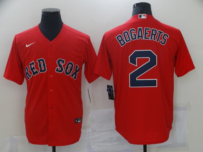 Men's Boston Red Sox Xander Bogaerts #2 Red Baseball Jersey